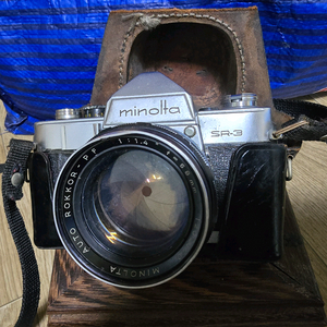 미놀타 SR-3 필름 카메라 + 케이스 이미지