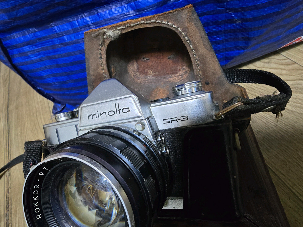 미놀타 SR-3 필름 카메라 + 케이스 이미지