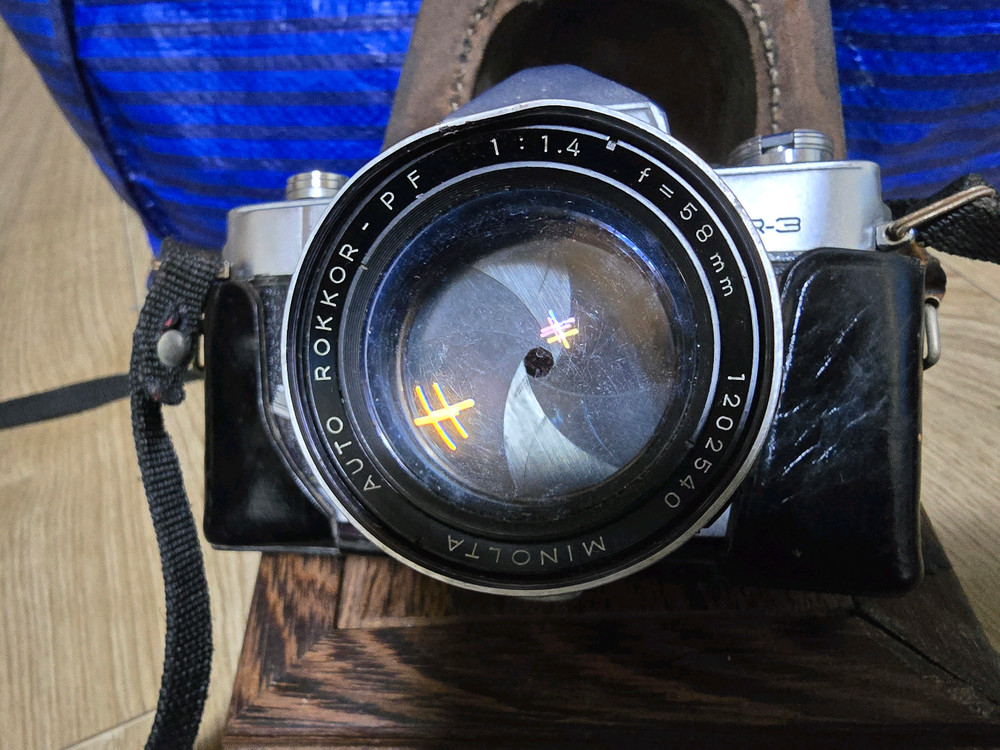 미놀타 SR-3 필름 카메라 + 케이스 이미지