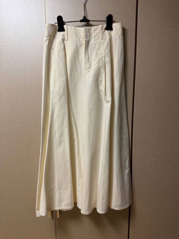 파사드패턴 코튼 플레어 스커트 이미지