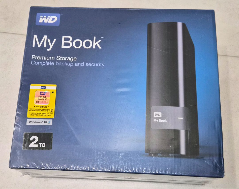 (미개봉 새상품) WD My Book 2TB 외장하드 스토리지 이미지