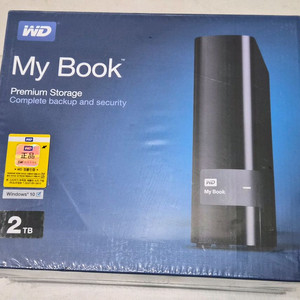 (미개봉 새상품) WD My Book 2TB 외장하드 스토리지 이미지