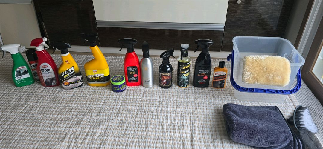 세차용품 일괄세트 이미지