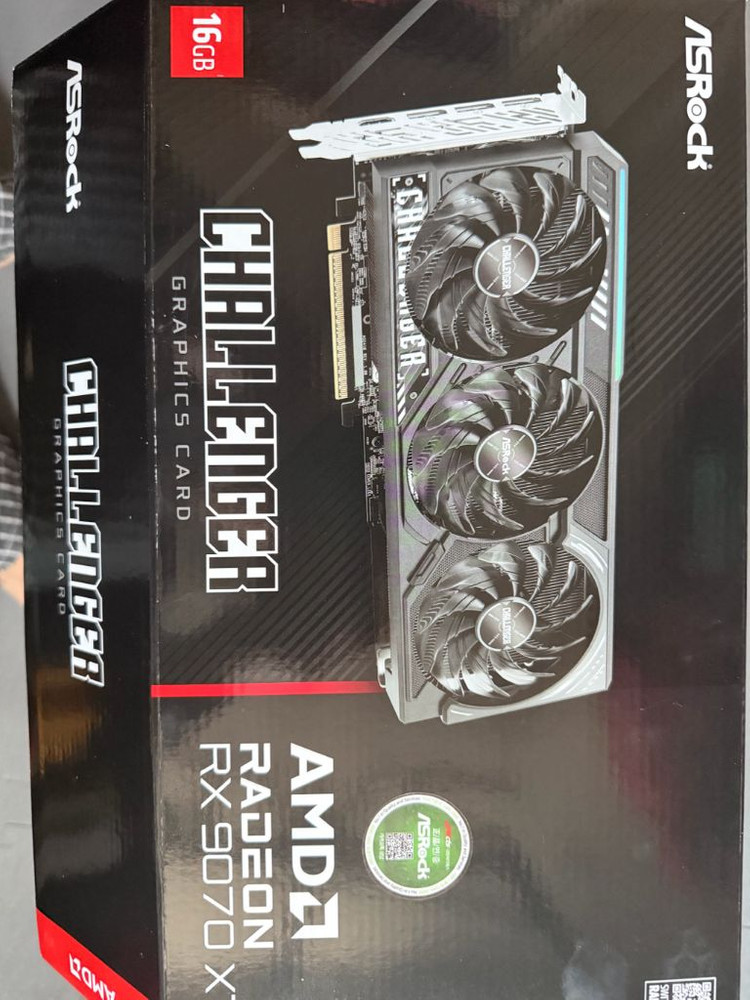 애즈락 라데온 RX 9070XT 챌린저 이미지