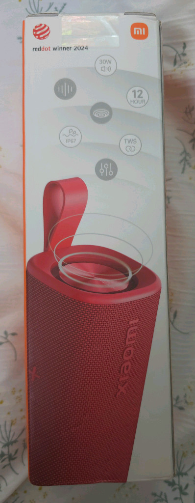 샤오미 사운드 아웃도어 30w 휴대용 블루투스 미개봉 스피커 레드 이미지