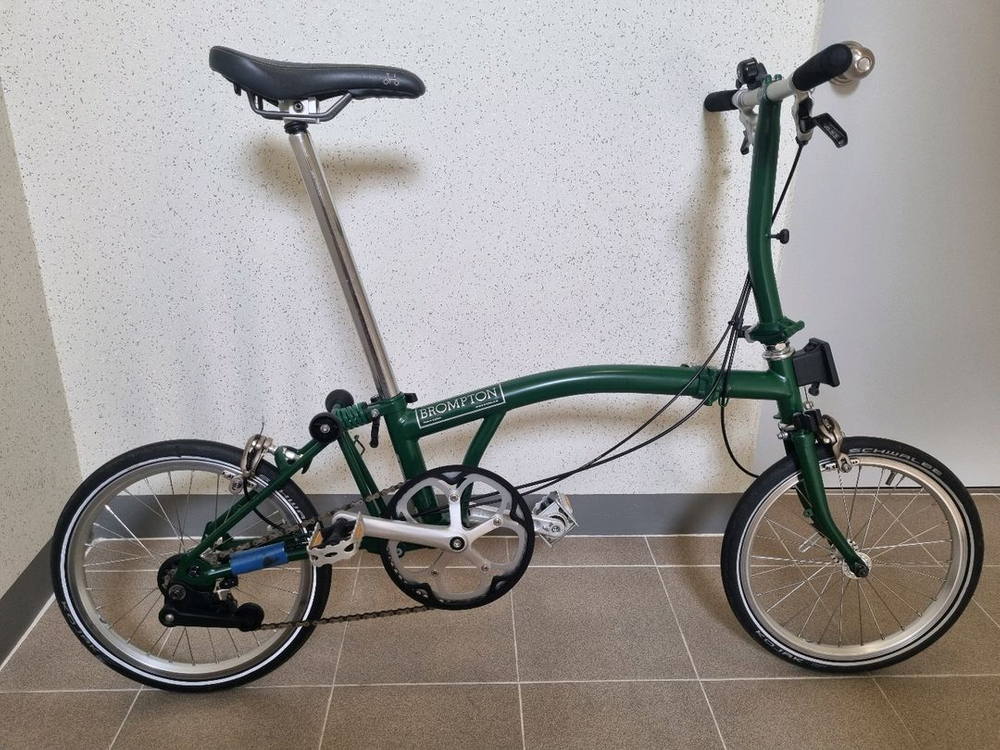 브롬톤 레이싱그린 미니벨로 자전거 팝니다 이미지
