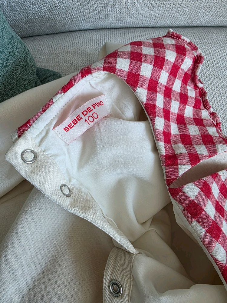 베베드피노 체크 원피스 100 이미지