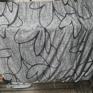 SOACOR 4인용 소파 커버 블랙&화이트 이미지