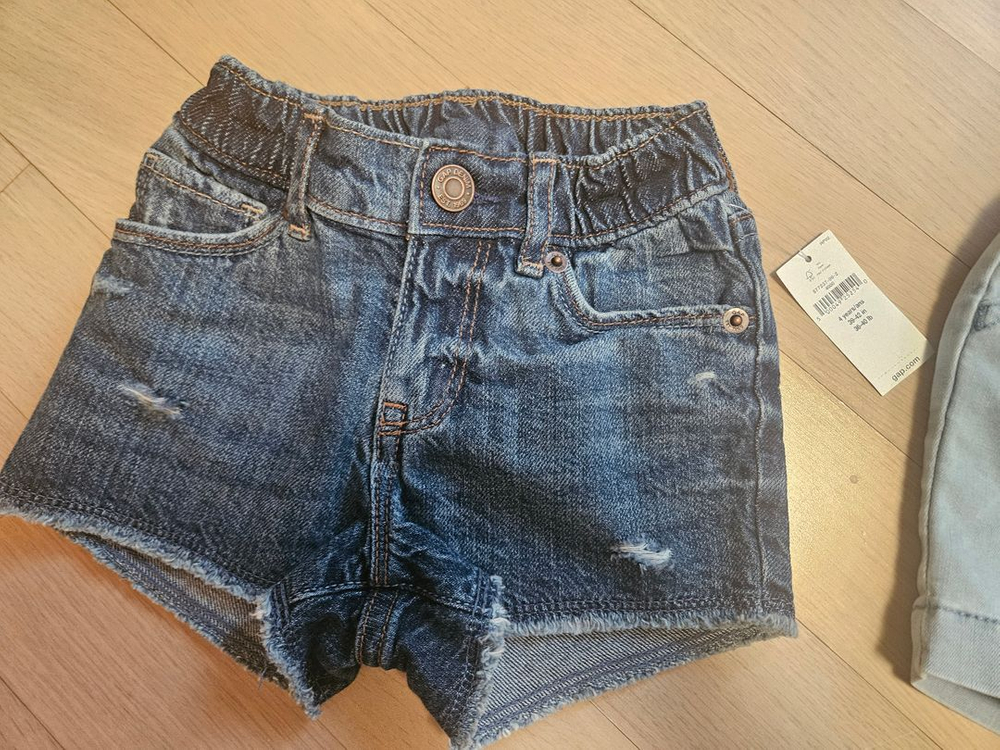 유아옷 여아옷 유아 청반바지 베베드피노 갭 100-110 2벌 일괄 이미지