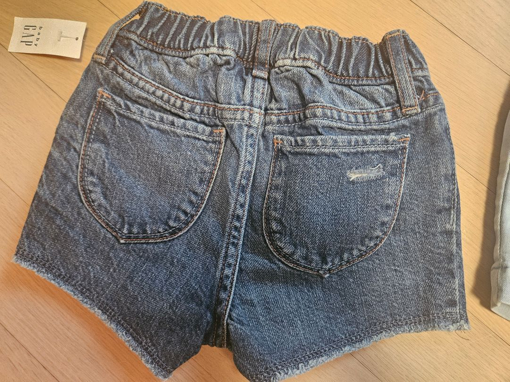 유아옷 여아옷 유아 청반바지 베베드피노 갭 100-110 2벌 일괄 이미지