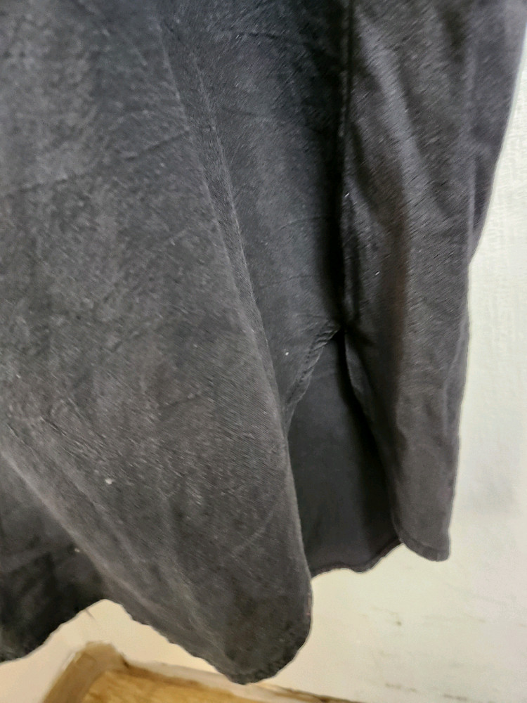 빅사이즈 ARA 검정색 셔츠형 롱 원피스99 이미지