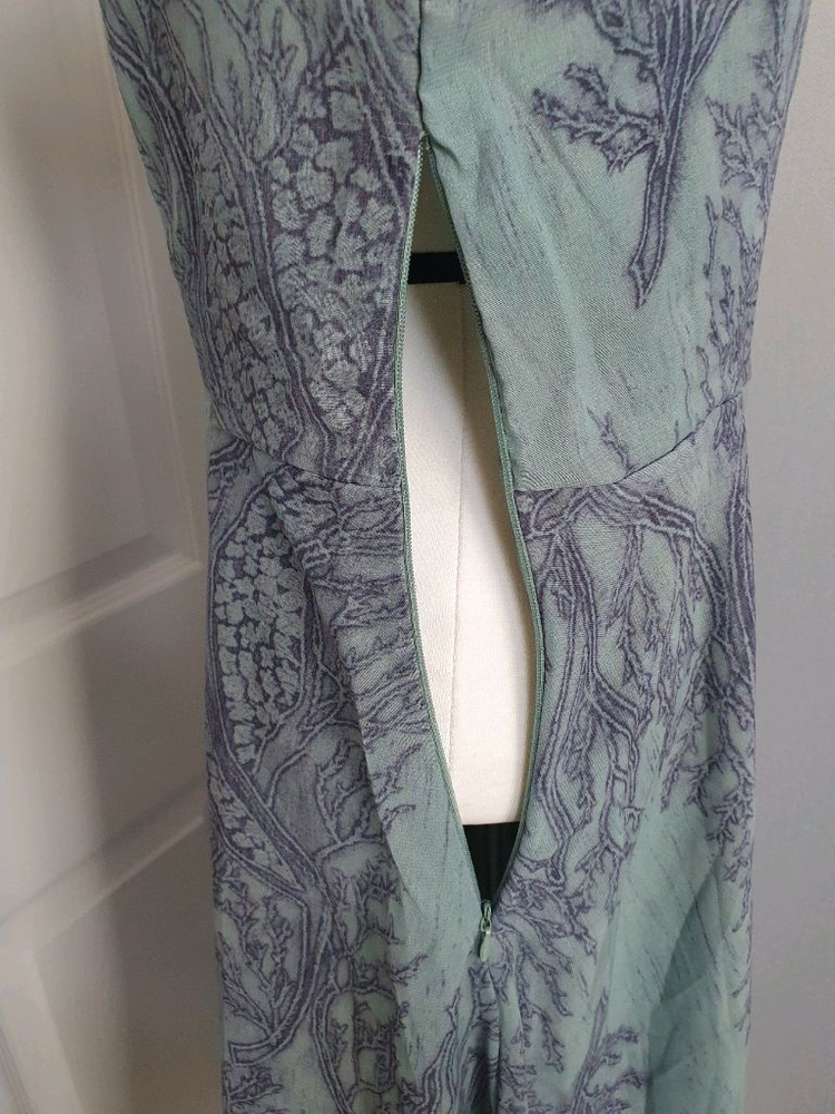 (택있는 새상품)쉬폰 롱원피스 55~66 이미지