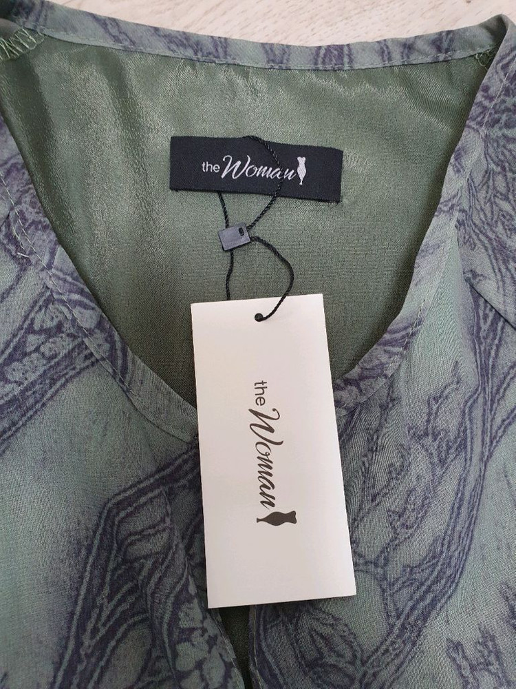 (택있는 새상품)쉬폰 롱원피스 55~66 이미지