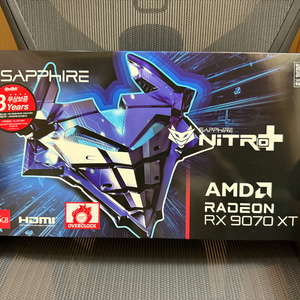 SAPPHIRE RX 9070 XT NITRO+ OC 판매 이미지