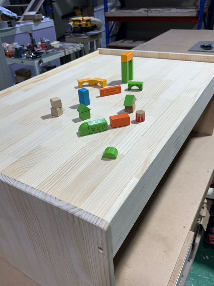 원목 기차놀이 테이블 (새제품) 이미지