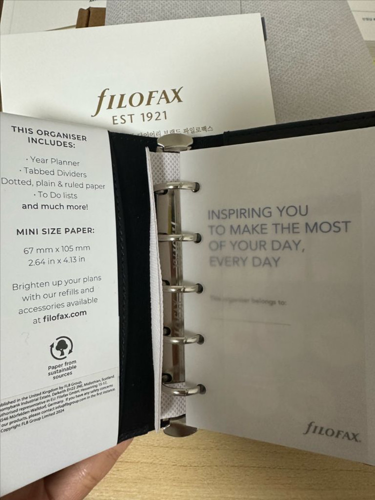 파일로팩스 핀즈베리a8 블랙 새상품 이미지