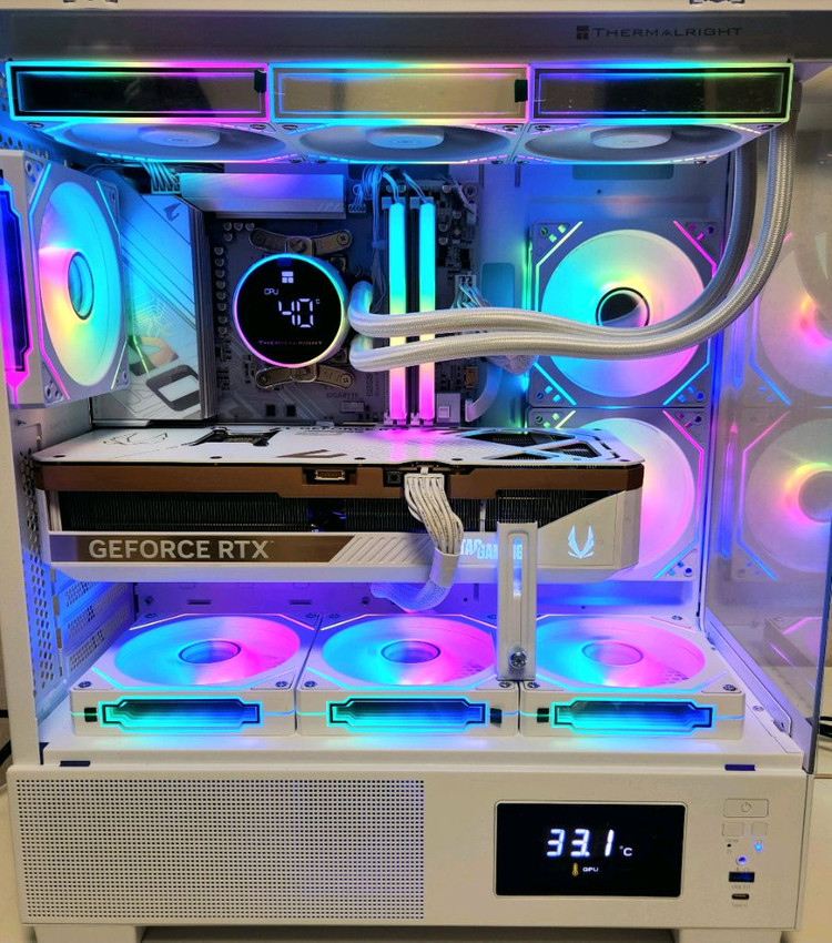 9800x3d rtx5080 화이트 컴퓨터 본체 팝니다 이미지