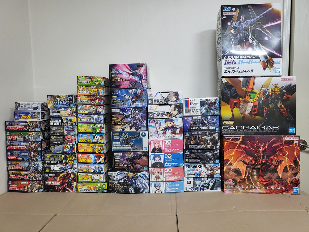 SD건담/MGSD 6종/30MP봇치,에바,마도카,캐스터/30MS/케로로프라/RG가오가이거/오시리스의 천공룡등 이미지