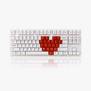 세라키 세라믹 키보드 화이트레드 하트에디션 키캡 미사용.Heart of Love Ceramic Keycap Set 이미지