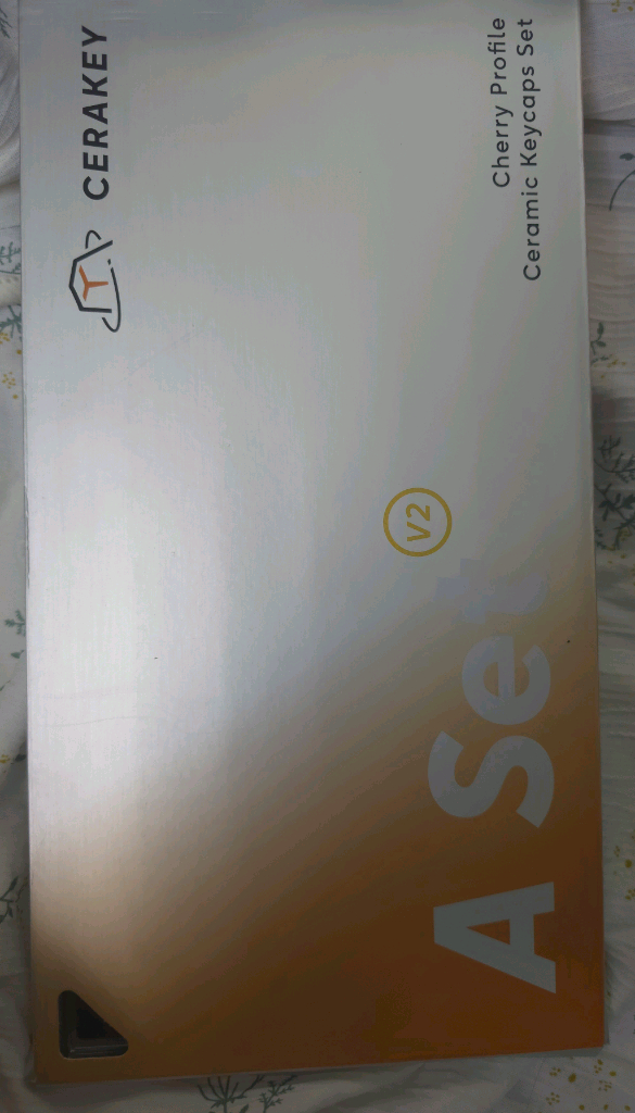 세라키 세라믹 키보드 인디고 화이트 키캡 A세트 미사용 이미지