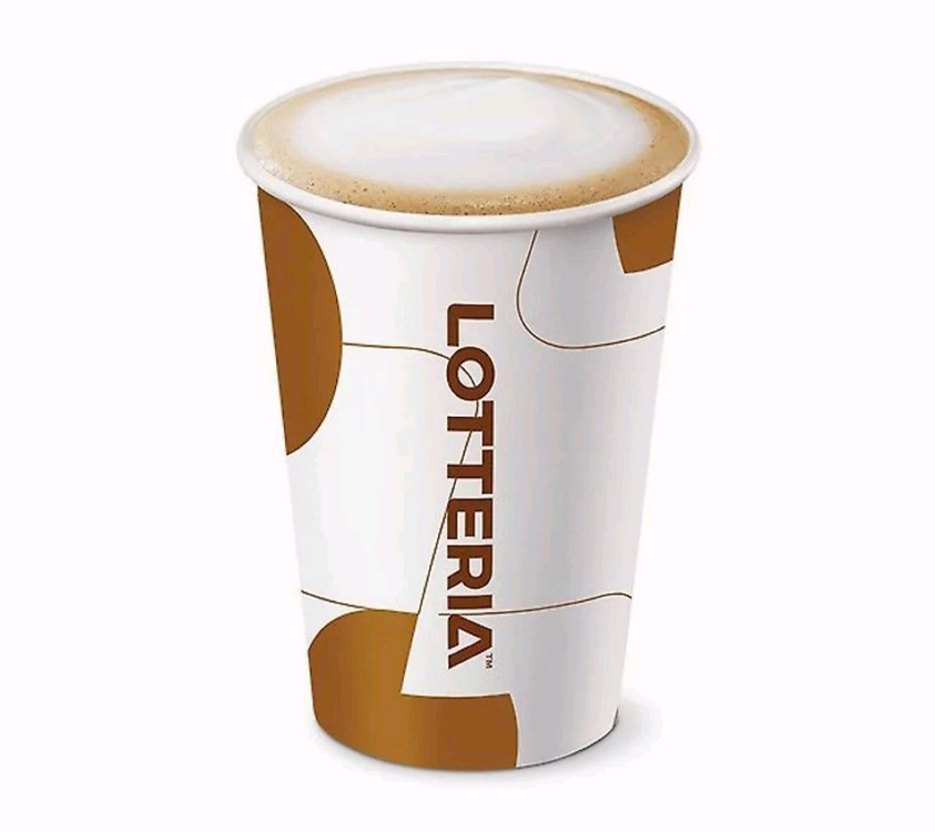 롯데리아 7,600원치 금액권으로사용가능한기프티콘개일괄 핫초코2개.양념감자1개 이미지