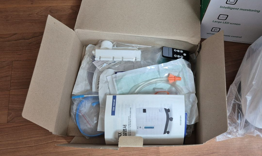 오투맥스90 강아지 산소방/산소발생기 풀세트(18시간 사용) 이미지