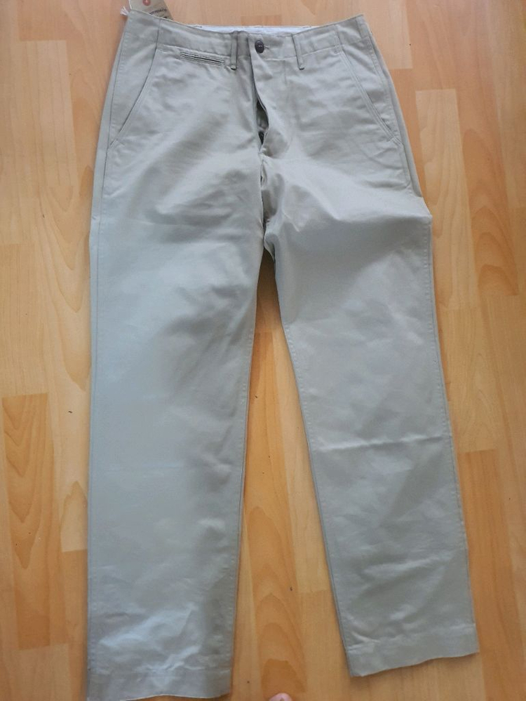 웨어하우스 lot 1082치노 베이지 새 제품 33사이즈 반값택배비 포함 25만원에 판매합니다 이미지