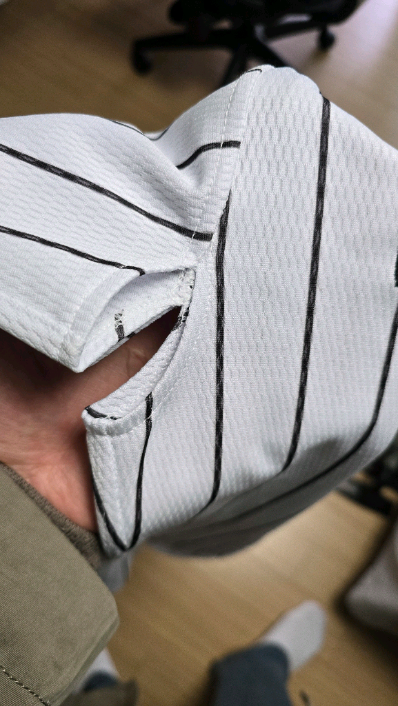 프로야구팀 스트라이프 LG유니폼 선수용 이미지