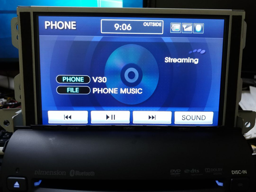 그랜져HG AVN 데크,모니터,앰프 풀셋 팝니다. 이미지