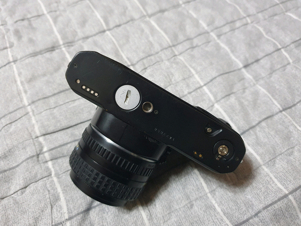 펜탁스 프로그램A 바디및 50mm f1.4렌즈 + 모터드라이버 셋트 입니다 이미지