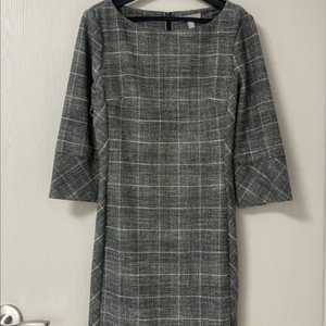 미착용 체크 원피스 (44~55사이즈 추천) 이미지