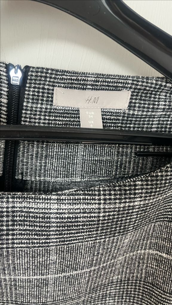 미착용 체크 원피스 (44~55사이즈 추천) 이미지