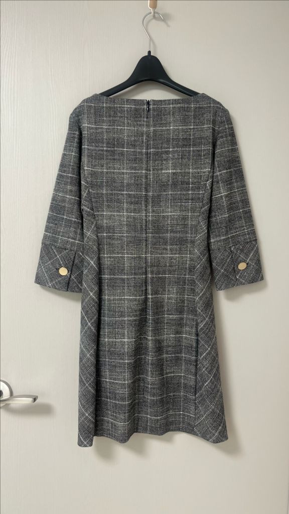 미착용 체크 원피스 (44~55사이즈 추천) 이미지