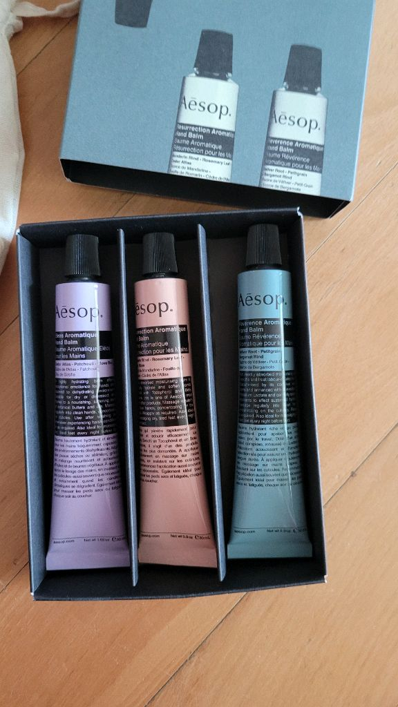 이솝 핸드크림 3종세트 이미지