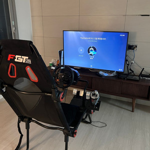 트러스트마스터 T300RS GT + TH8A 쉬프터 + F-GT 라이트 시트 풀세트 판매 이미지