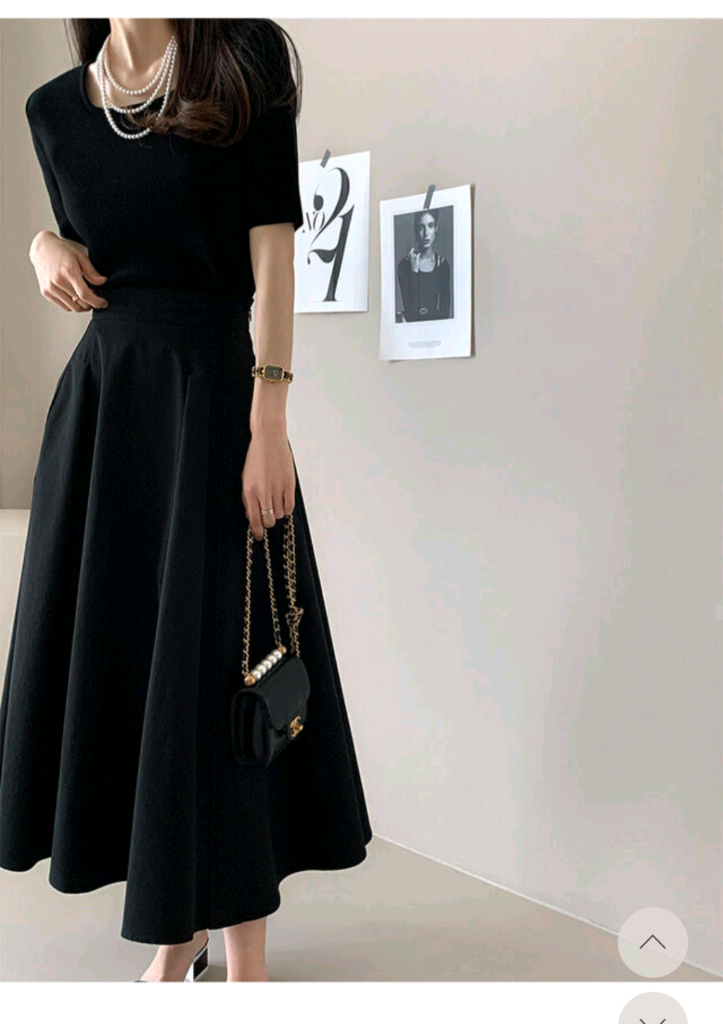 데일리룩 클래식풀스커트 s/시에 오르 유메르 라밤바룸 그레이룸 한섬 시스템 비그레이 어라운드율 이미지