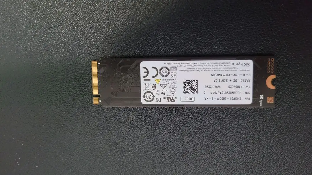 하이닉스p31 500gb팝니다 외장ssd기기도 드립니다 이미지