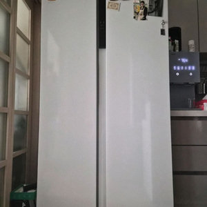 상태 s급 쿠잉 양문형 냉장고 + 에어컨 + 삼성 세탁기 세트 이미지