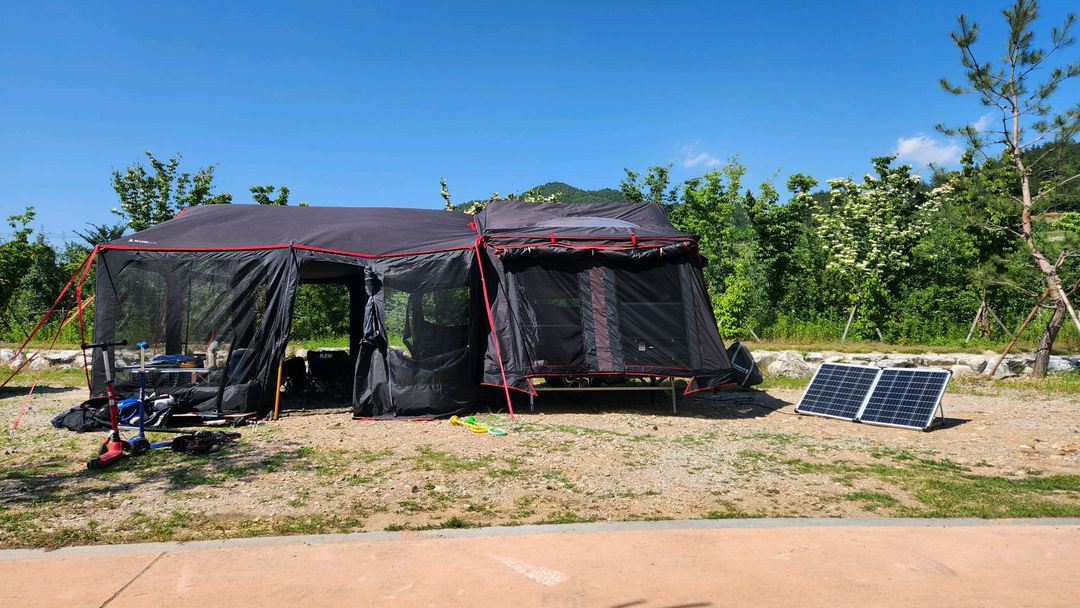 카이트 원폴딩 텐트 트레일러 이미지