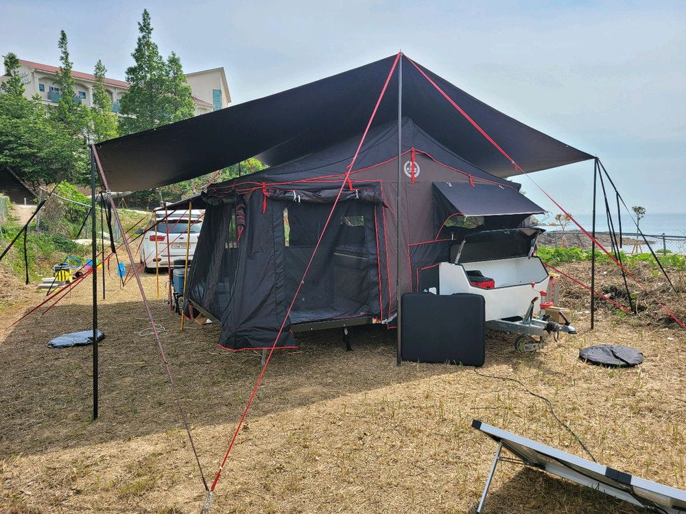 카이트 원폴딩 텐트 트레일러 이미지