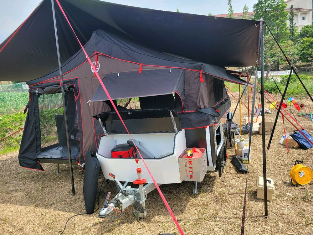 카이트 원폴딩 텐트 트레일러 이미지