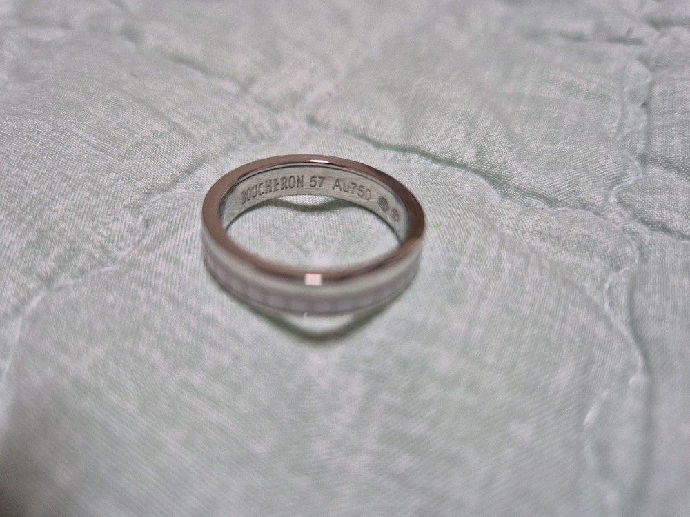 부쉐론 콰트로 더블화이트에디션 링 반지 팝니다 이미지