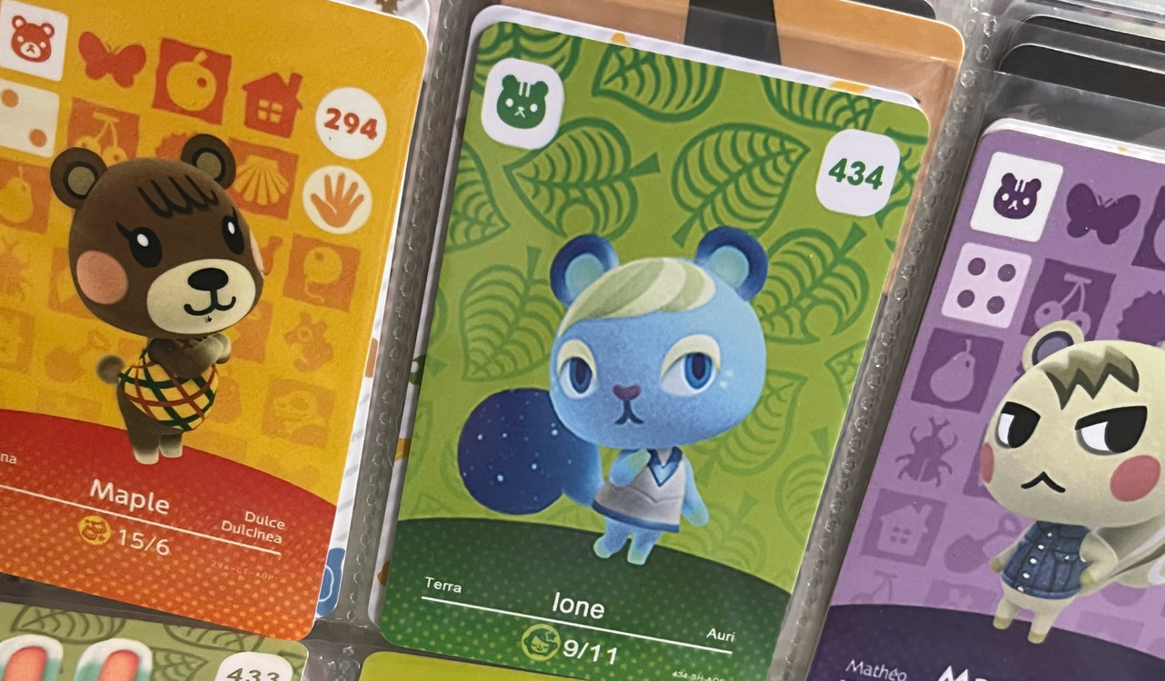 동물의 숲 아미보 호환용 카드 미애, 애플, 뽀야미, 쭈니, 잭슨 이미지