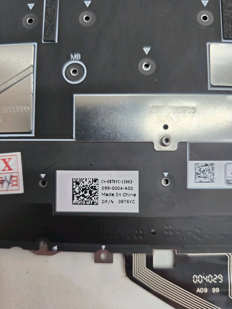 새상품 XPS 7390 2-in-1 노트북 키보드 (자판) 이미지
