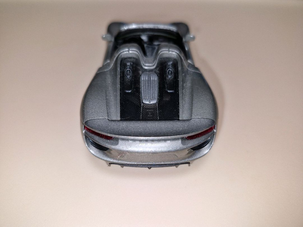 웰리 포르쉐 918 스파이더 다이캐스트 미니카 도어개폐 건메탈 박스없음 이미지