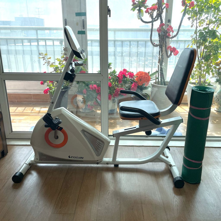 이고진 좌식 싸이클 실내자전거 + 요가매트 이미지