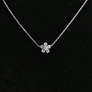 새상품,선물박스포장]플라워 스와로브스키스톤 실버 목걸이/귀걸이 반지 팔찌 진주 샤넬 반클리프 루이비통 불가리 디올 이미지