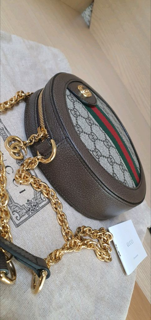 구찌 오피디아 탬버린백/크로스백 새상품급 정품(감정O)프라다루이비통디올고야드샤넬셀린느보테가생로랑발렌시아가버버리가방 이미지