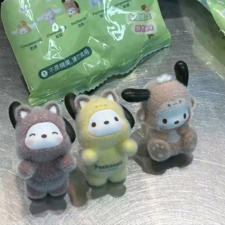 신상) 산리오 포레스트 플로키 플러피 피규어 포차코 시나모롤 폼폼푸린 이미지