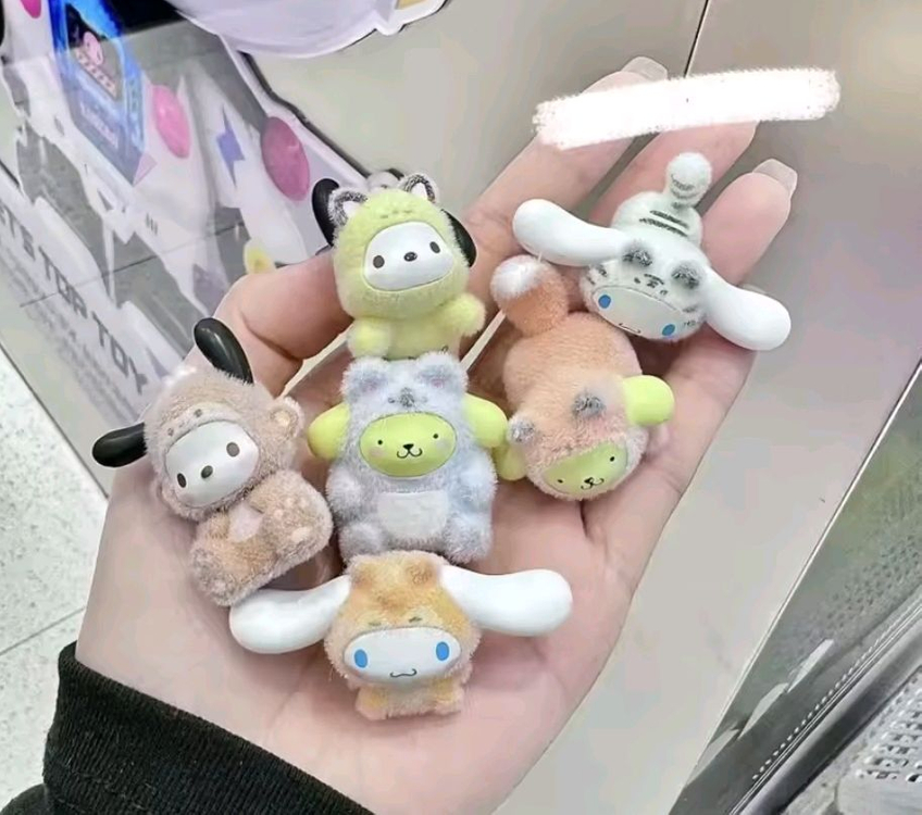 신상) 산리오 포레스트 플로키 플러피 피규어 포차코 시나모롤 폼폼푸린 이미지